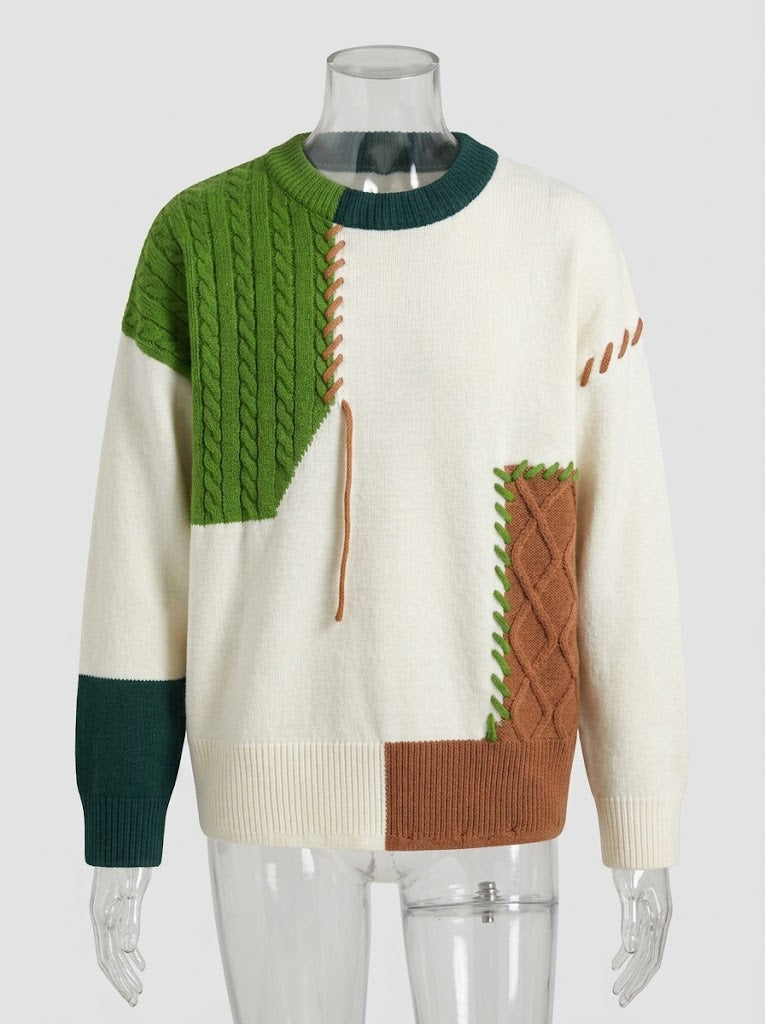 Serovine pullover sweater full outfit styled look