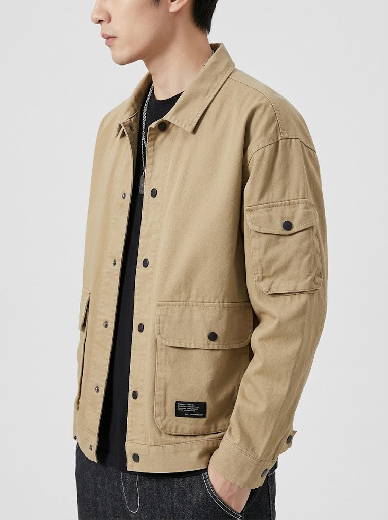 Serovine autumn jacket side angle view